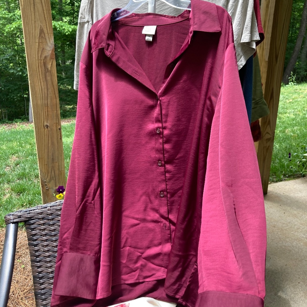 Satin Business / Sexy Top